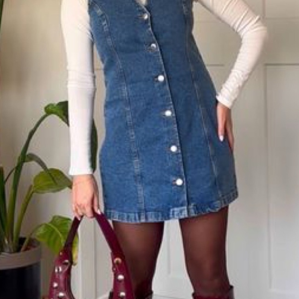 90s Vintage Guess Blue Denim Apparel - Picture 9 of 10